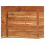 vidaXL Waschtischplatte 70x60x2,5 cm Rechteckig Massivholz Akazie