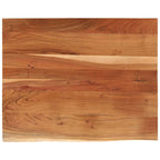 vidaXL Schreibtischplatte 90x80x2,5 cm Massivholz Akazie Baumkante