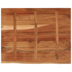 vidaXL Schreibtischplatte 90x80x2,5 cm Massivholz Akazie Baumkante