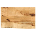 vidaXL Tischplatte 40x20x2,5 cm Baumkante Massivholz Raues Mangoholz