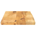 vidaXL Tischplatte 40x20x2,5 cm Baumkante Massivholz Raues Mangoholz