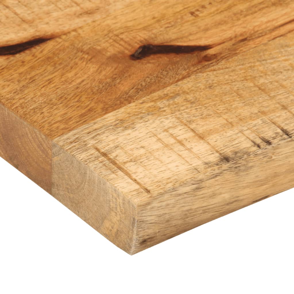 vidaXL Tischplatte 40x20x2,5 cm Baumkante Massivholz Raues Mangoholz