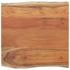 vidaXL Tischplatte 60x60x2,5 cm Quadratisch Akazienholz Naturkante
