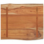 vidaXL Tischplatte 70x60x2,5cm Rechteckig Massivholz Akazie Naturkante