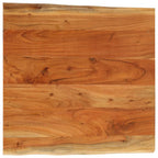 vidaXL Tischplatte 80x80x2,5cm Quadratisch Massivholz Akazie Baumkante