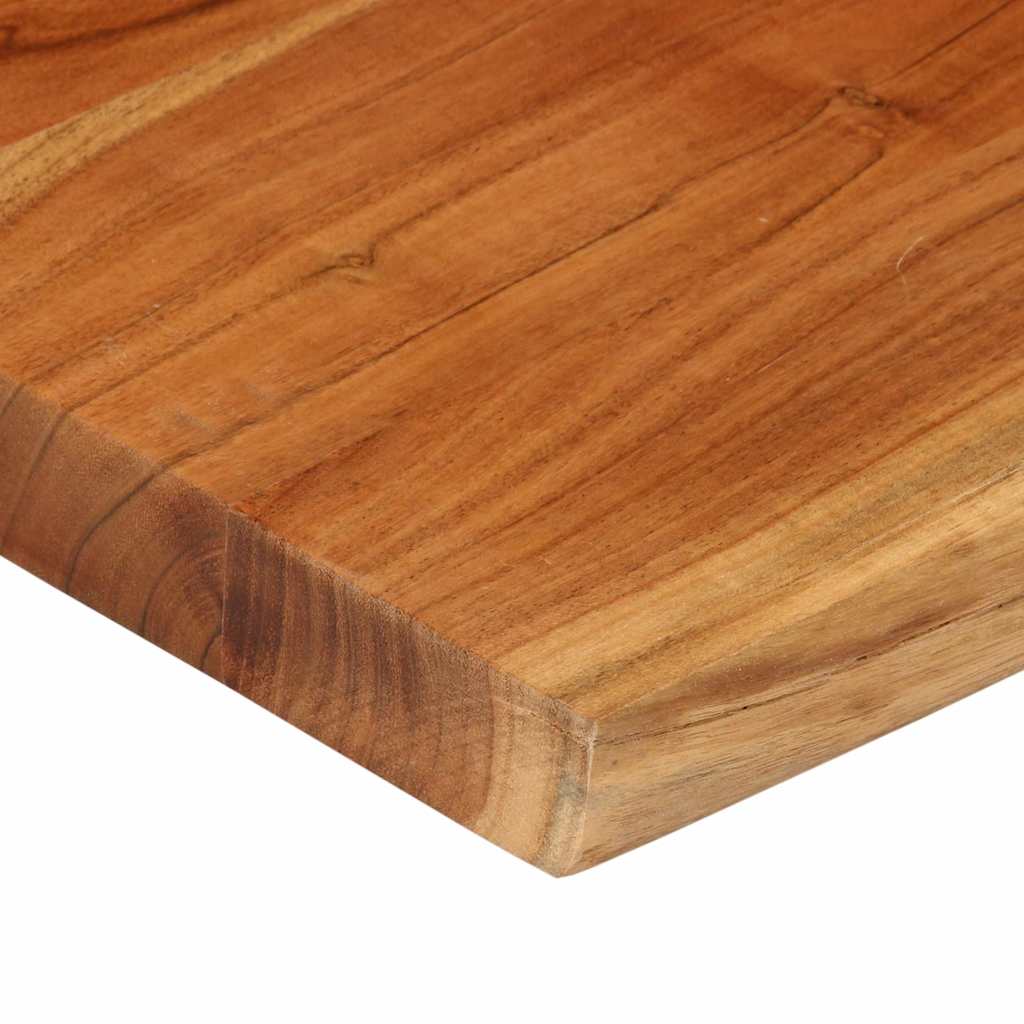 vidaXL Tischplatte 80x80x2,5cm Quadratisch Massivholz Akazie Baumkante