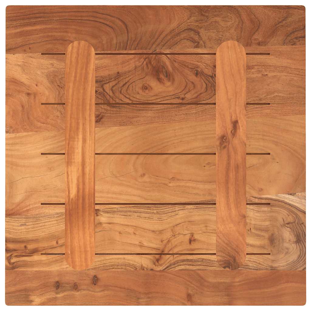 vidaXL Tischplatte 50x50x2,5 cm Quadratisch Massivholz Akazie