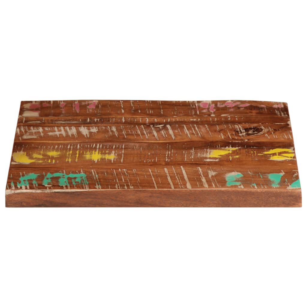 vidaXL Tischplatte 40x40x2,5 cm Quadratisch Altholz Massiv