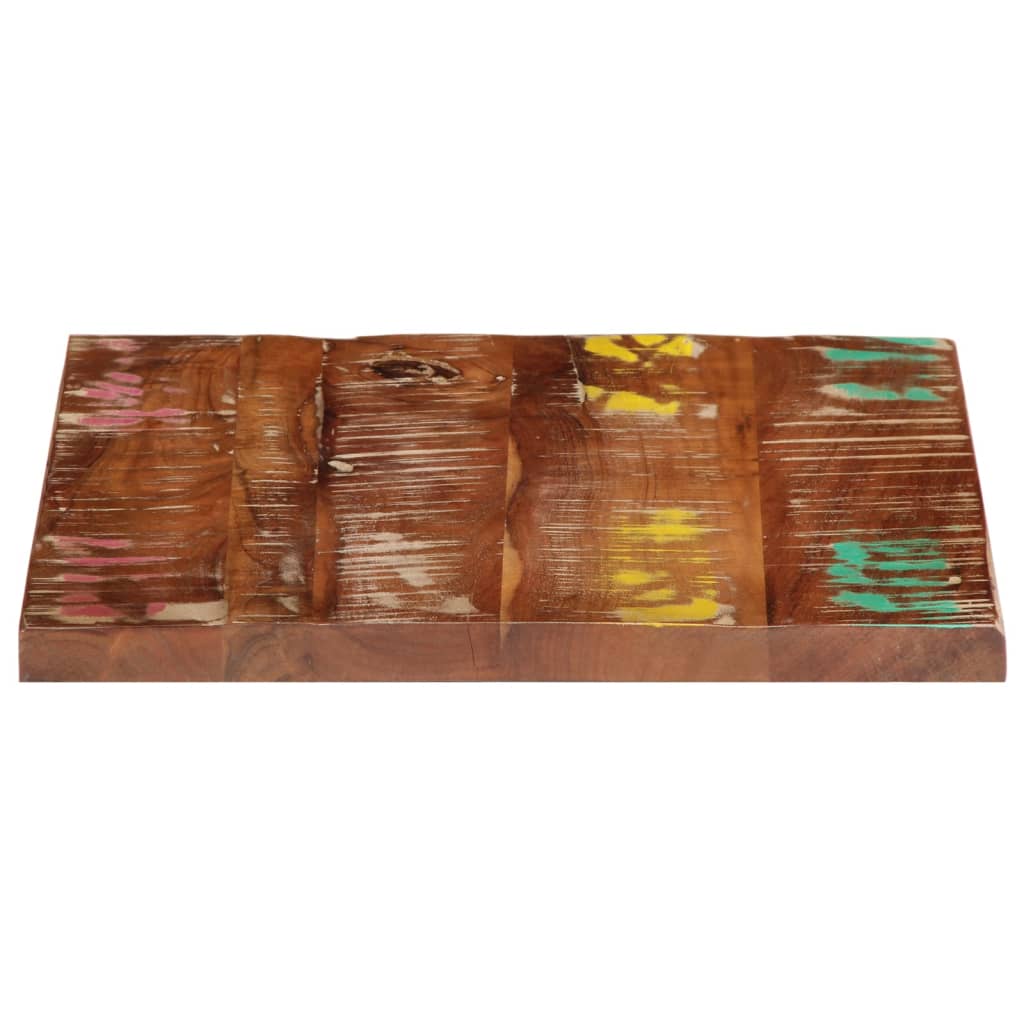 vidaXL Tischplatte 40x40x2,5 cm Quadratisch Altholz Massiv