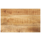 vidaXL Tischplatte 40x20x2,5 cm Rechteckig Raues Massivholz Mango