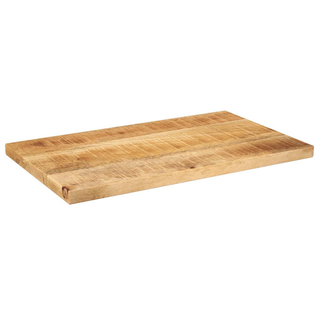 vidaXL Tischplatte 40x20x2,5 cm Rechteckig Raues Massivholz Mango