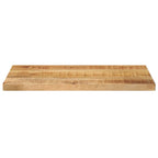 vidaXL Tischplatte 40x20x2,5 cm Rechteckig Raues Massivholz Mango