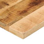vidaXL Tischplatte 40x20x2,5 cm Rechteckig Raues Massivholz Mango