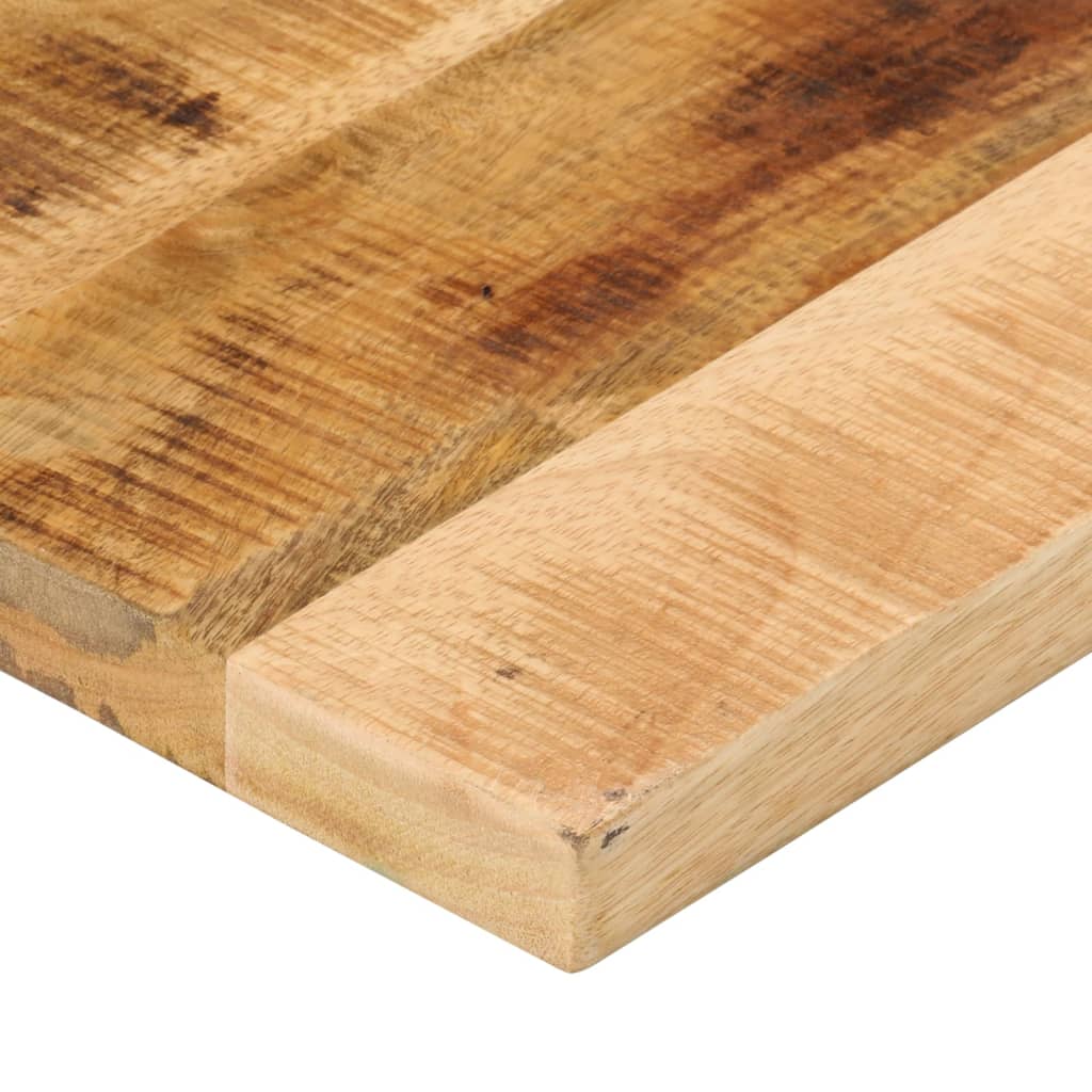 vidaXL Tischplatte 40x20x2,5 cm Rechteckig Raues Massivholz Mango