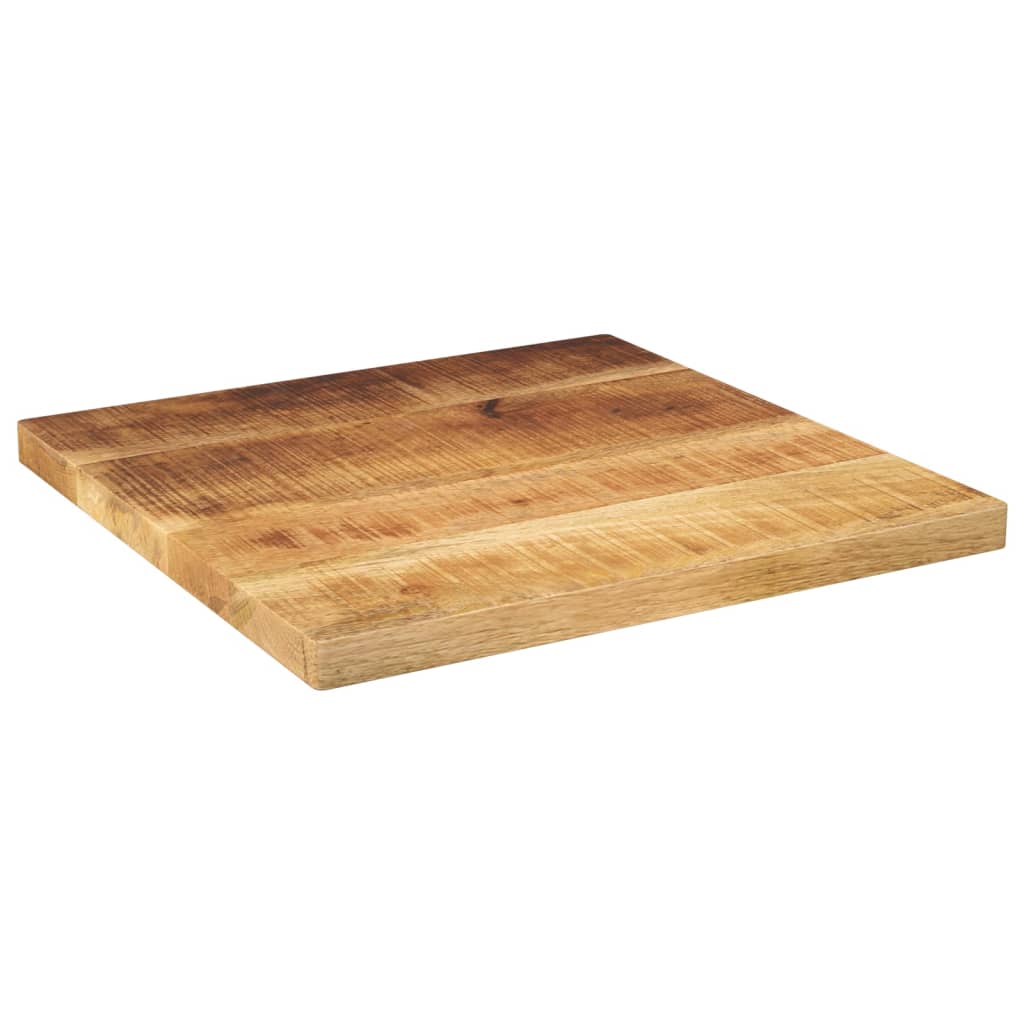 vidaXL Tischplatte 40x40x2,5 cm Quadratisch Raues Massivholz Mango