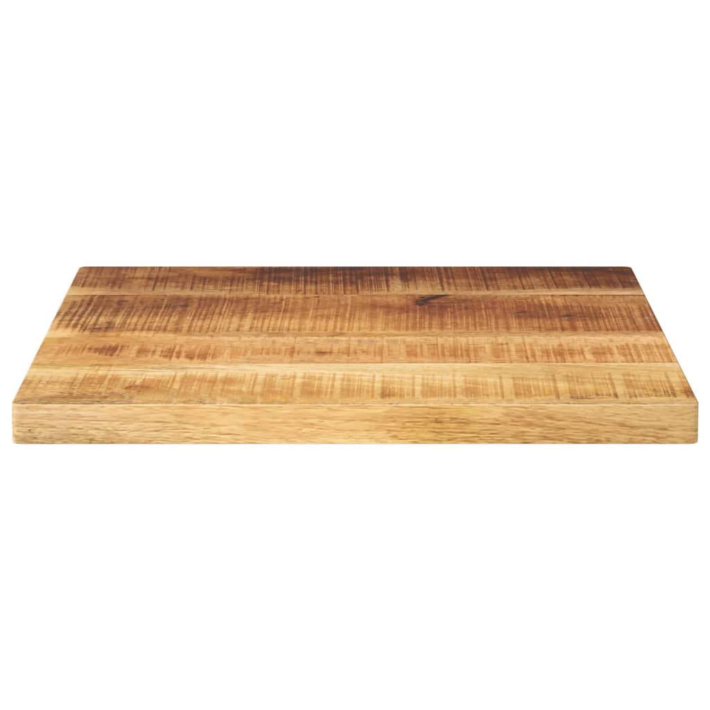 vidaXL Tischplatte 40x40x2,5 cm Quadratisch Raues Massivholz Mango