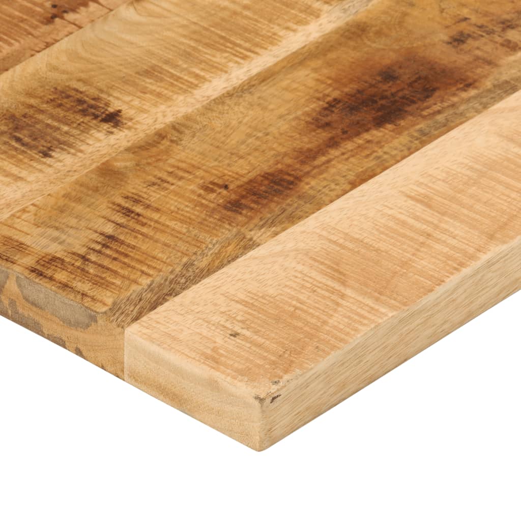 vidaXL Tischplatte 40x40x2,5 cm Quadratisch Raues Massivholz Mango