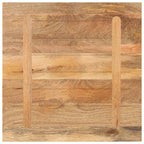 vidaXL Tischplatte 70x70x2,5 cm Quadratisch Massivholz Mango