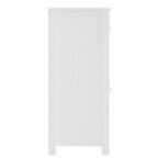 vidaXL Badschrank BERG Weiß 40x34x80 cm Massivholz Kiefer