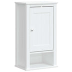 vidaXL Bad-Wandschrank BERG Weiß 40x27x71,5 cm Massivholz Kiefer
