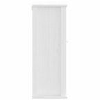 vidaXL Bad-Wandschrank BERG Weiß 40x27x71,5 cm Massivholz Kiefer