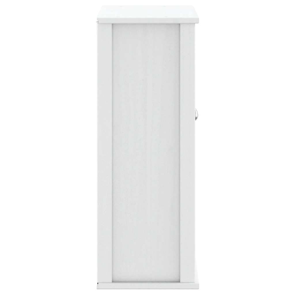 vidaXL Bad-Wandschrank BERG Weiß 69,5x27x71,5 cm Massivholz