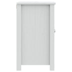 vidaXL Waschbeckenunterschrank BERG Weiß 60x34x59 cm Massivholz Kiefer