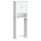 vidaXL Toilettenschrank BERG Weiß 60x27x164,5 cm Massivholz