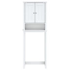 vidaXL Toilettenschrank BERG Weiß 60x27x164,5 cm Massivholz