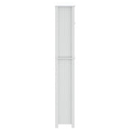 vidaXL Waschmaschinenschrank BERG Weiß 76x27x164,5 cm Massivholz