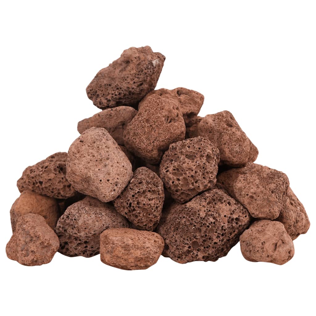 vidaXL Lavagranulat 10 kg Rot 3-5 cm