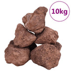 vidaXL Lavagranulat 10 kg Rot 10-30 cm