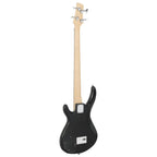 vidaXL E-Bass für Anfänger mit Tasche Blau und Schwarz 4/4 46"