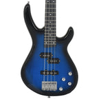 vidaXL E-Bass für Anfänger mit Tasche Blau und Schwarz 4/4 46"