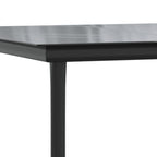 vidaXL 2-tlg. Garten-Essgruppe mit Kissen Grau Poly Rattan