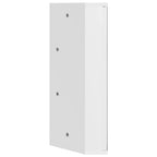 vidaXL Eck-Spiegelschrank Weiß 30x24x60 cm