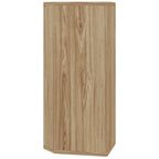 vidaXL Eck-Spiegelschrank Eichen-Optik 30x24x60 cm
