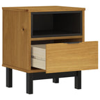 vidaXL Nachttisch FLAM 40x35x50 cm Massivholz Kiefer
