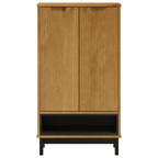 vidaXL Schuhschrank FLAM 59,5x35x107 cm Massivholz Kiefer