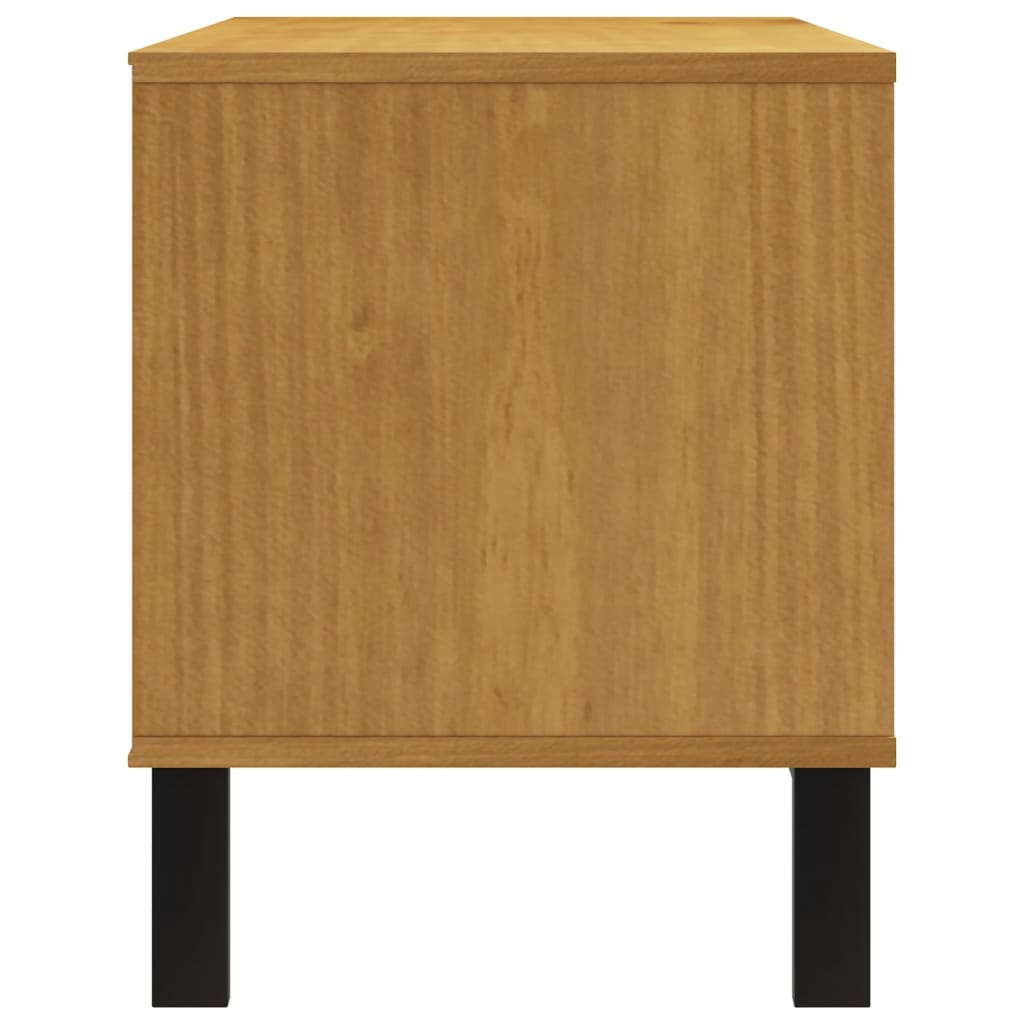 vidaXL TV-Schrank FLAM 110x40x50 cm Massivholz Kiefer