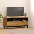 vidaXL TV-Schrank FLAM 110x40x50 cm Massivholz Kiefer