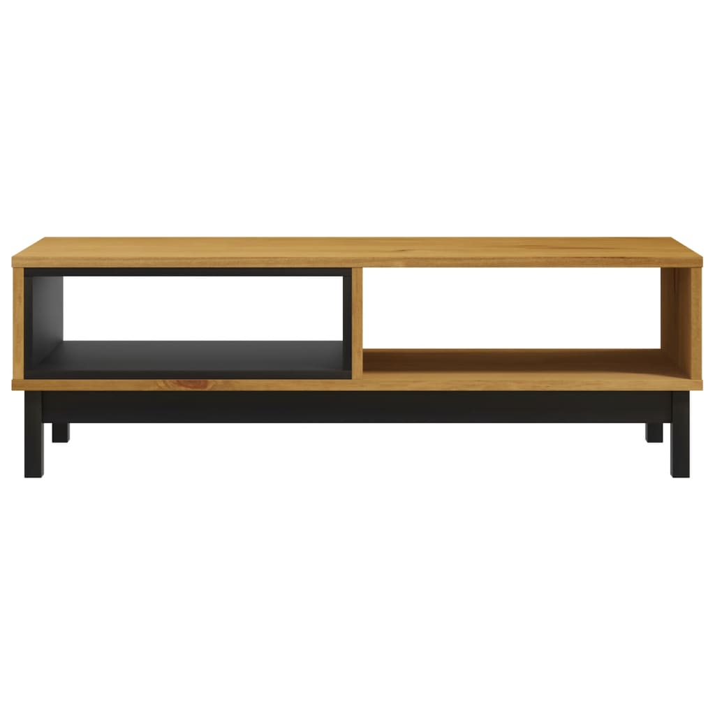vidaXL Couchtisch FLAM 100x50x32,5 cm Massivholz Kiefer