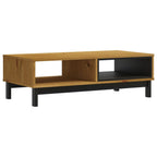 vidaXL Couchtisch FLAM 100x50x32,5 cm Massivholz Kiefer
