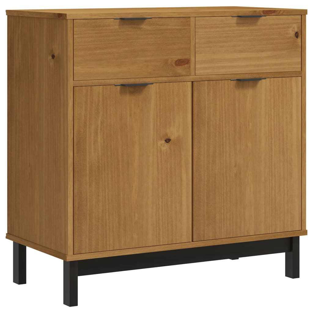 vidaXL Sideboard FLAM 80x40x80 cm Massivholz Kiefer