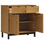 vidaXL Sideboard FLAM 80x40x80 cm Massivholz Kiefer