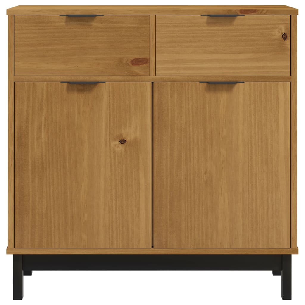 vidaXL Sideboard FLAM 80x40x80 cm Massivholz Kiefer