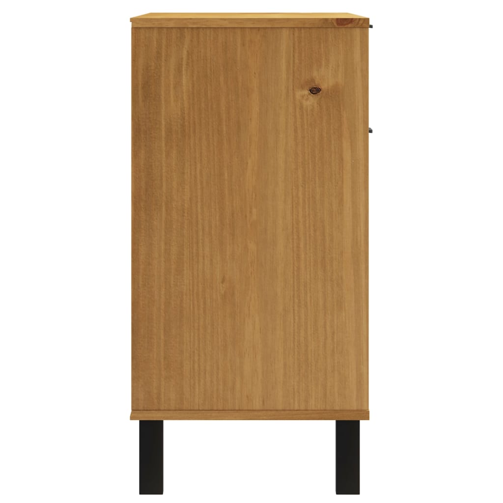 vidaXL Sideboard FLAM 80x40x80 cm Massivholz Kiefer
