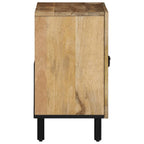 vidaXL Waschbeckenunterschrank 62x33x58 cm Massivholz Mango