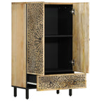 vidaXL Highboard 60x33x100 cm Massivholz Mango