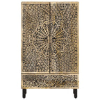 vidaXL Highboard 60x33x100 cm Massivholz Mango